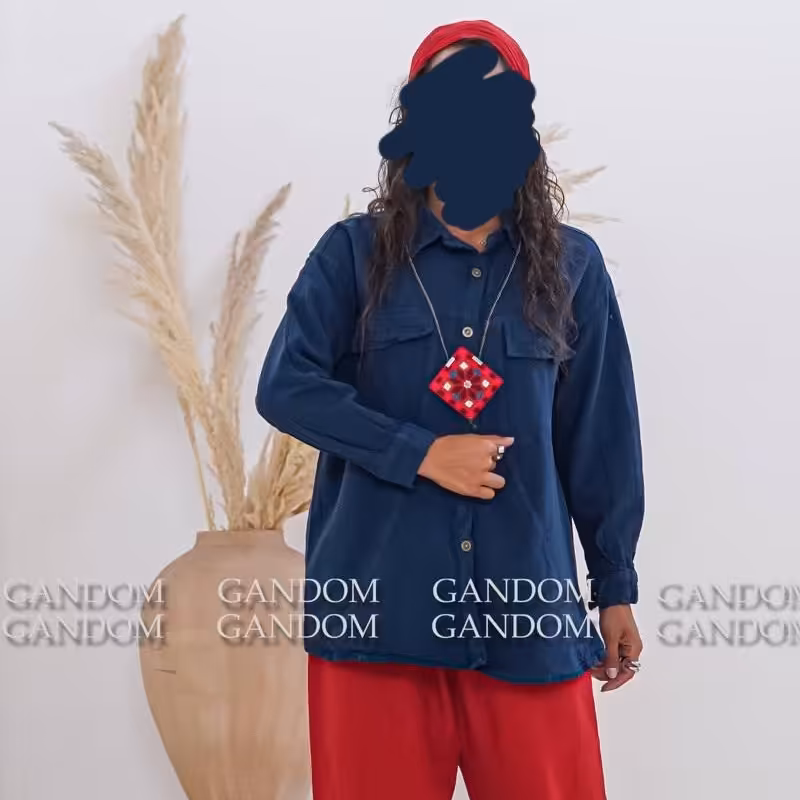 تونیک جلو دکمه دو جیب (36 الی 44)