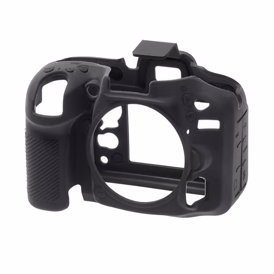 کاور سیلیکونی نیکون Silicon cover of Nikon camera D7100/D7200 رنگ مشکی