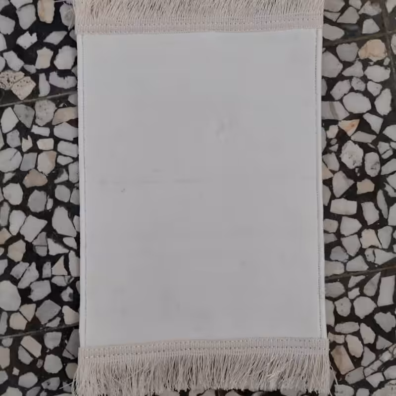 فرش سابلیمیشن  سفید