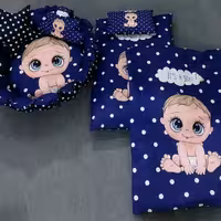 ست دمه دستی سایز دو بهمراه تشک گارددار گرد قطر یک متری جنس مخمل کالیفرنیا و کتان نخ اعلا