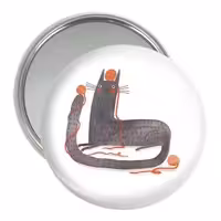 آینه جیبی خندالو مدل گربه کد 5223