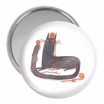 آینه جیبی خندالو مدل گربه کد 5223