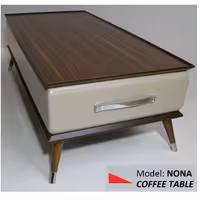 میز جلومبلی چوبی کشودار 