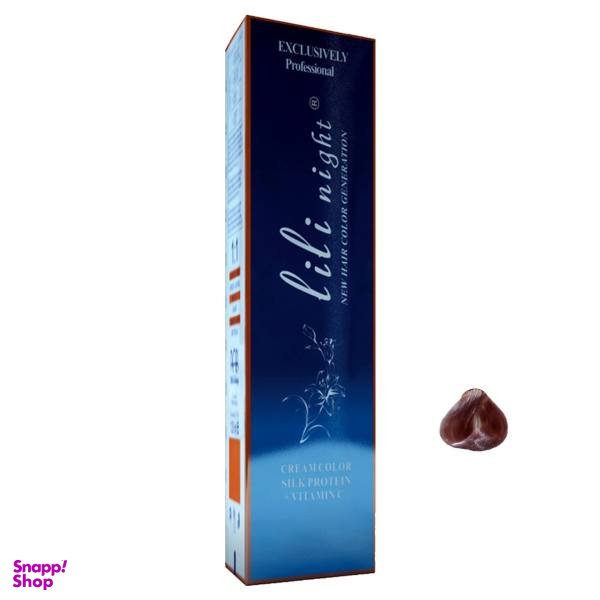 رنگ موی لی لی نایت (Lili Night) مدل R10100037 شماره 422 رنگ پیازی حجم 120 میلی لیتر