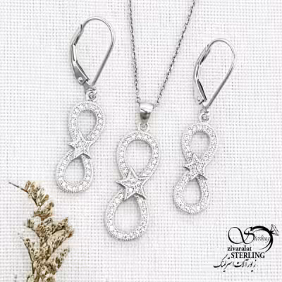 نیمست نقره بینهایت عیار925 کد 14961