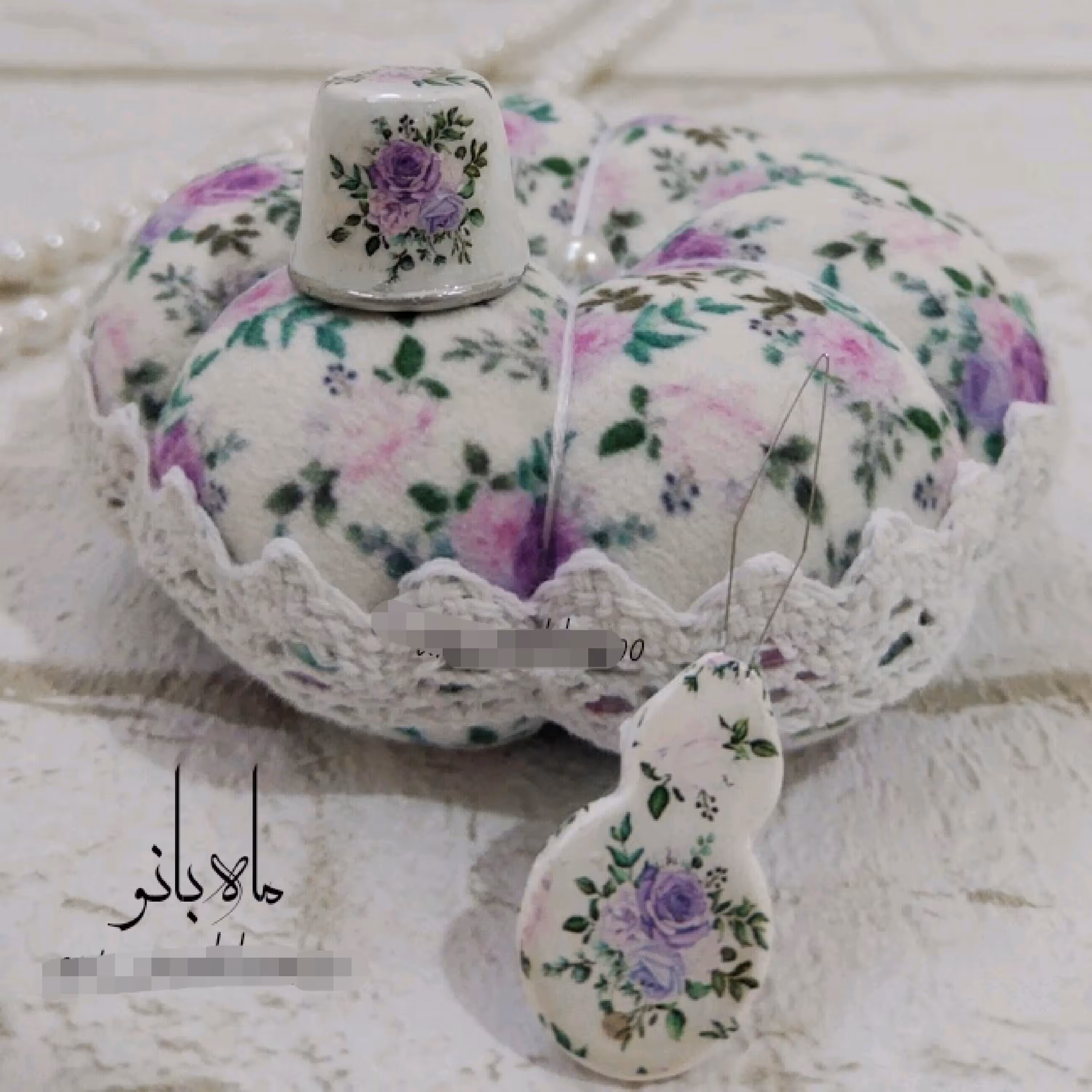ست لوازم خیاطی رزینی(گلگلی) جنس عالی