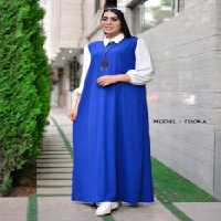 ست سه تیکه پیراهن و کمربند و گردنبند مدل توکا