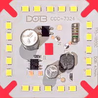 چیپ LED DOB CCC 20W سفید (ال ای دی دی او بی 20 وات) برد خازن دار