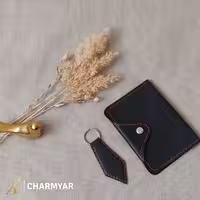 جا مدارکی چرمی  همراه جا سوییچی ست 