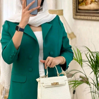 مانتو کتی زنانه مازراتی پایین گرد56333