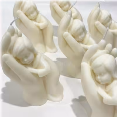 شمع طرح دست کد2031