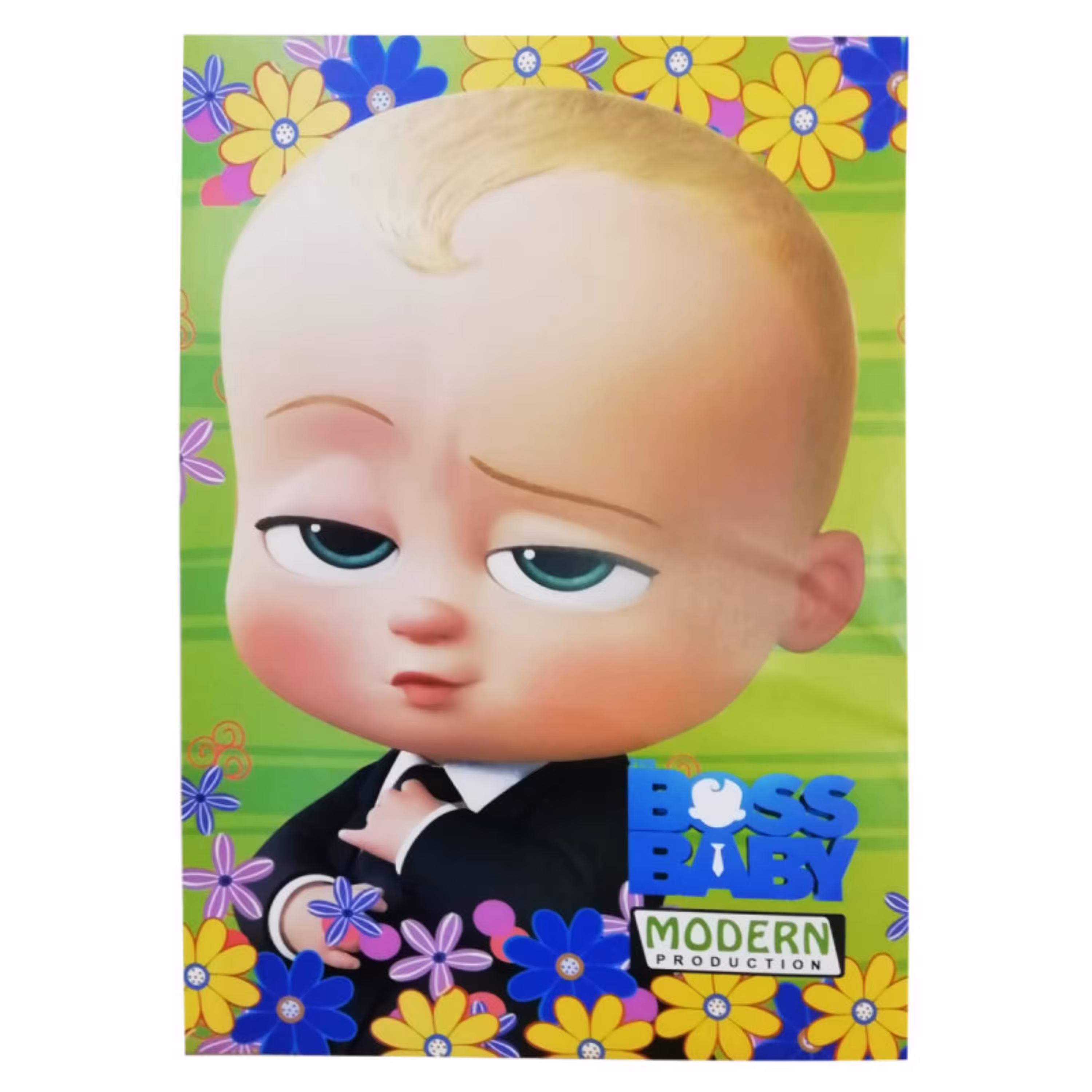 دفتر شطرنجی 40 برگ مدرن طرح بچه رئیس کد 32