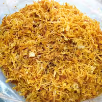 پیاز داغ خلالی و نگینی با کیفیت عالی تازه و کاملا خونگی 