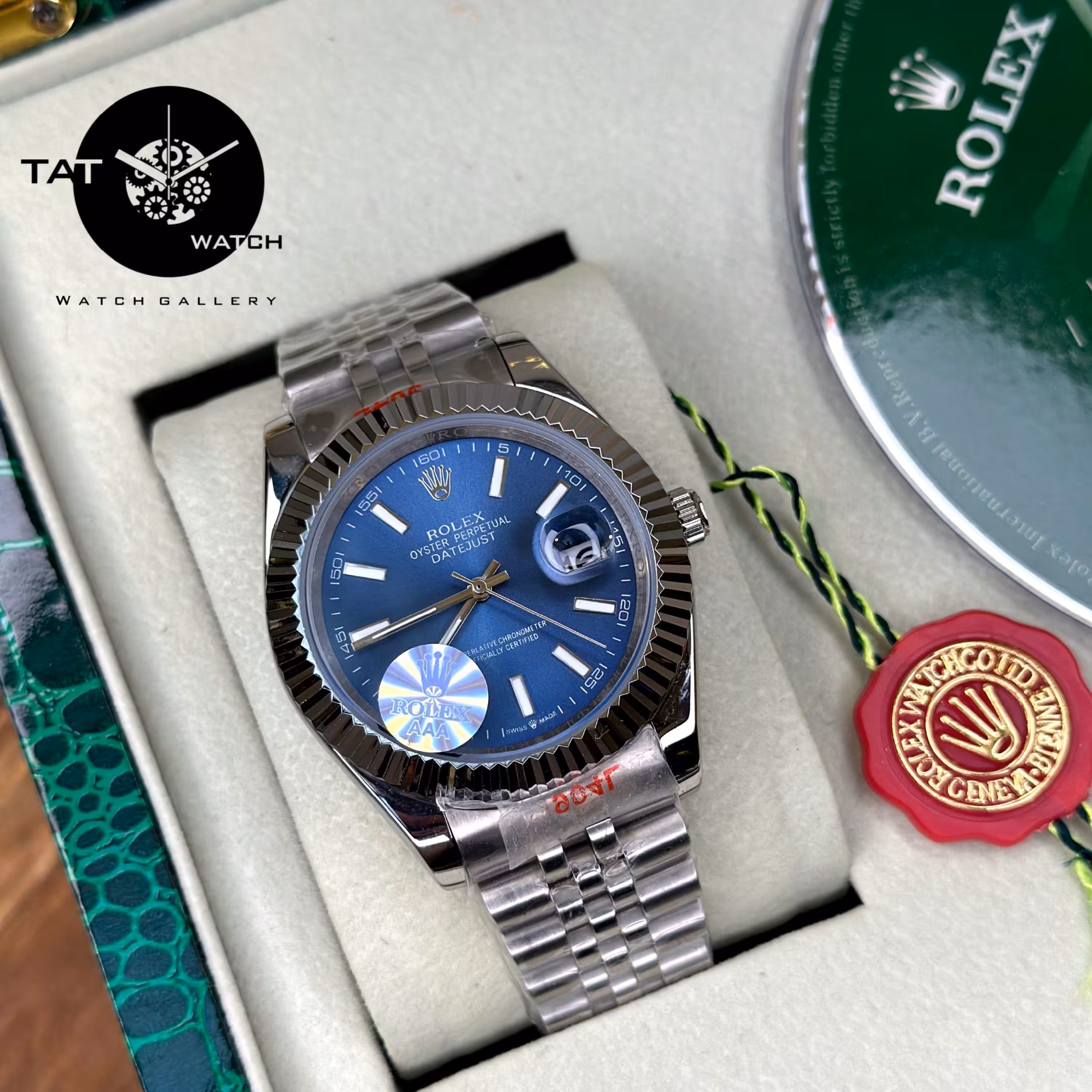 ساعت مچی مردانه Rolex رولکس دی جاست با یک سال گارانتی و جعبه چوبی و ارسال رایگان 