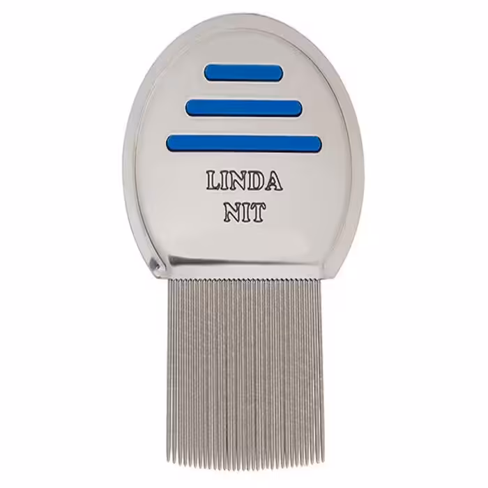 شانه ضد شپش لیندا نیت مدل تمام استیل پاک کننده تخم شپش