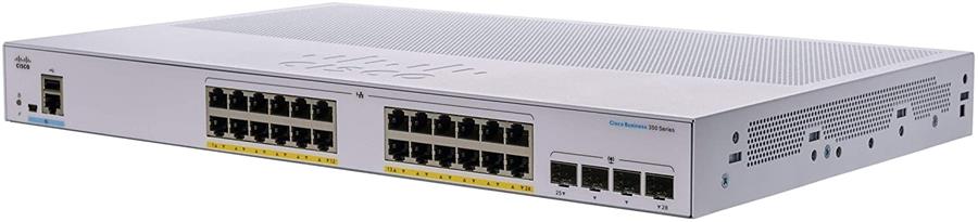 سوئیچ 24 پورت مدیریتی سیسکو مدل CBS350-24P-4G