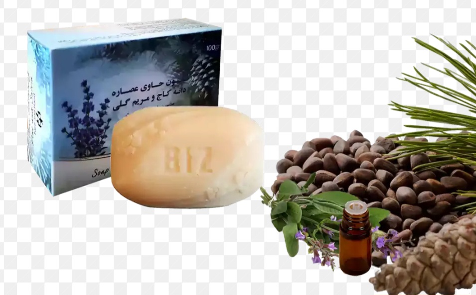 صابون دانه کاج و مریم گلی پک 3 عددی