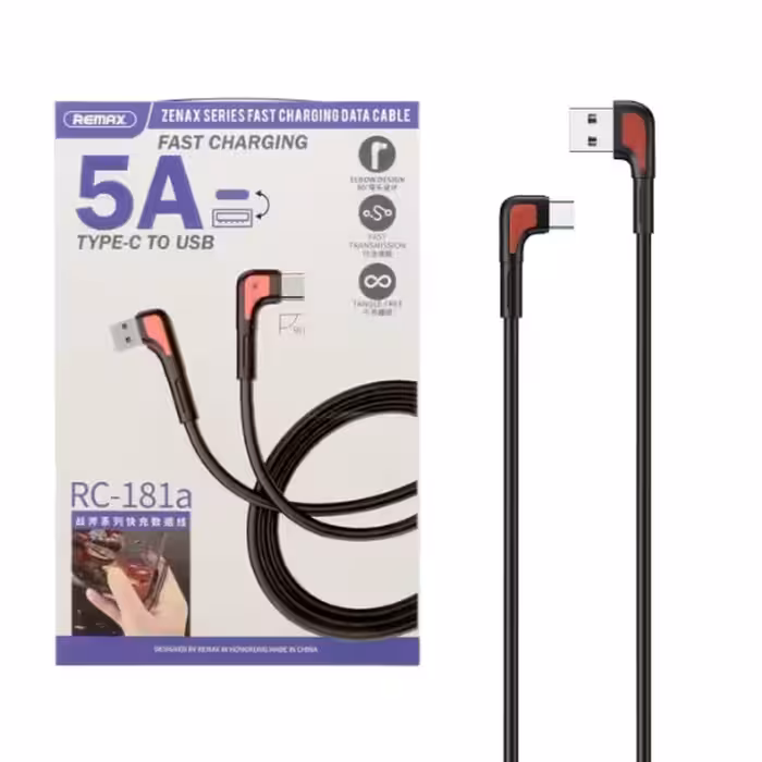 کابل تبدیل USB به UCB-C ریمکس مدلRC181a- به طول 1 متر