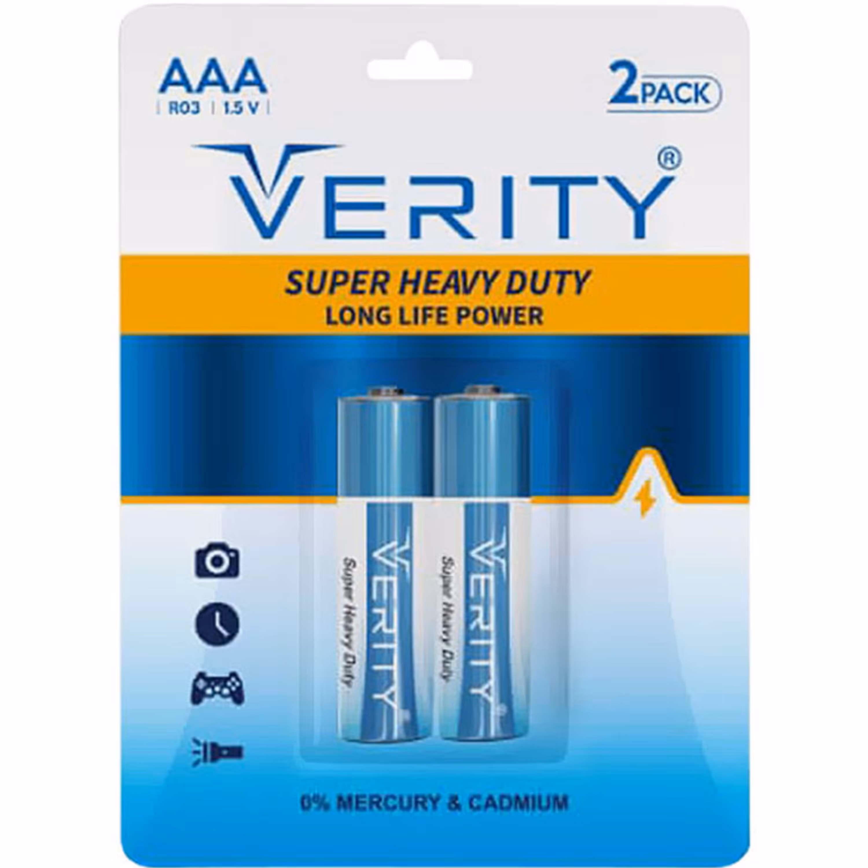باتری نیم قلمی  وریتی Super Heavy Duty بسته 2 عددی