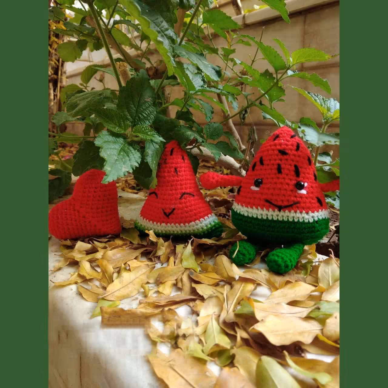 قاچ هندوانه بافتنی