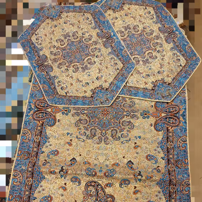 سه تیکه جلو مبلی طرح نگین