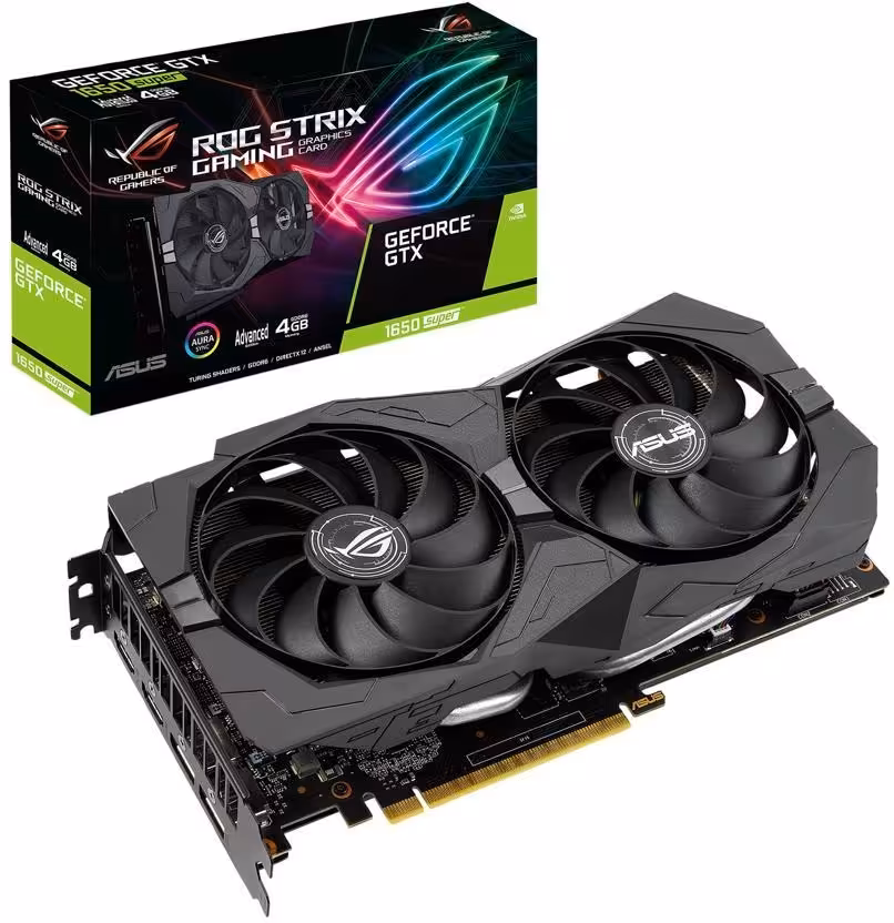 کارت گرافیک ایسوس مدل ROG-STRIX-GTX1650S-A4G-GAMING با حافظه 4 گیگابایت