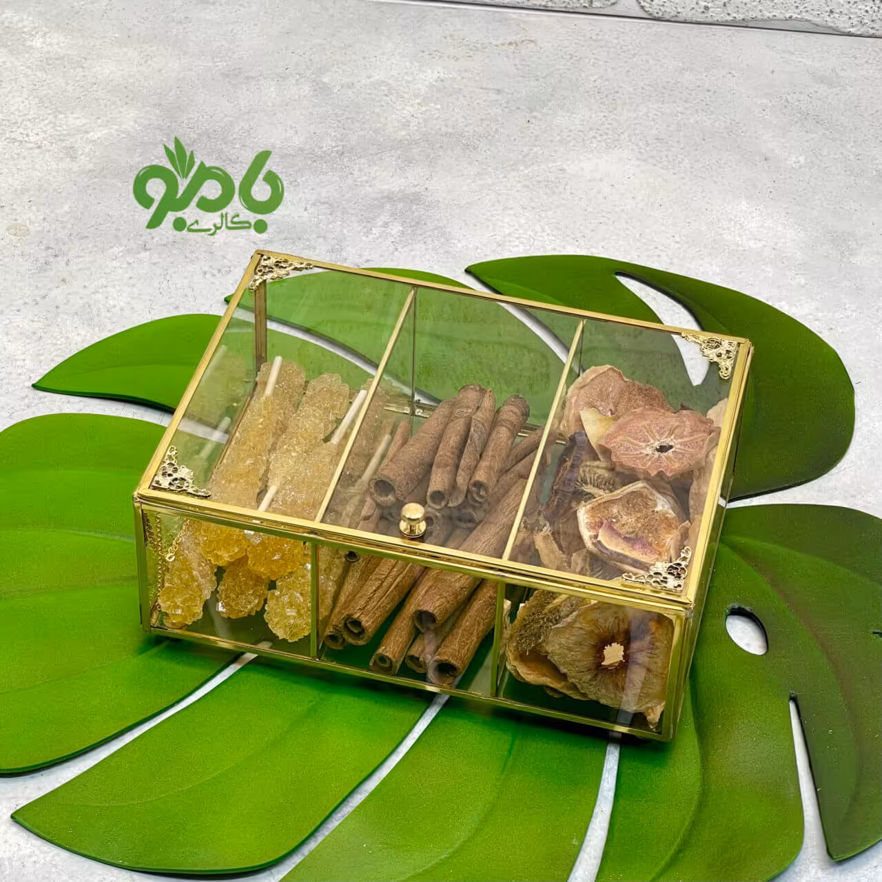 تیبگ برنجی 3 خانه
