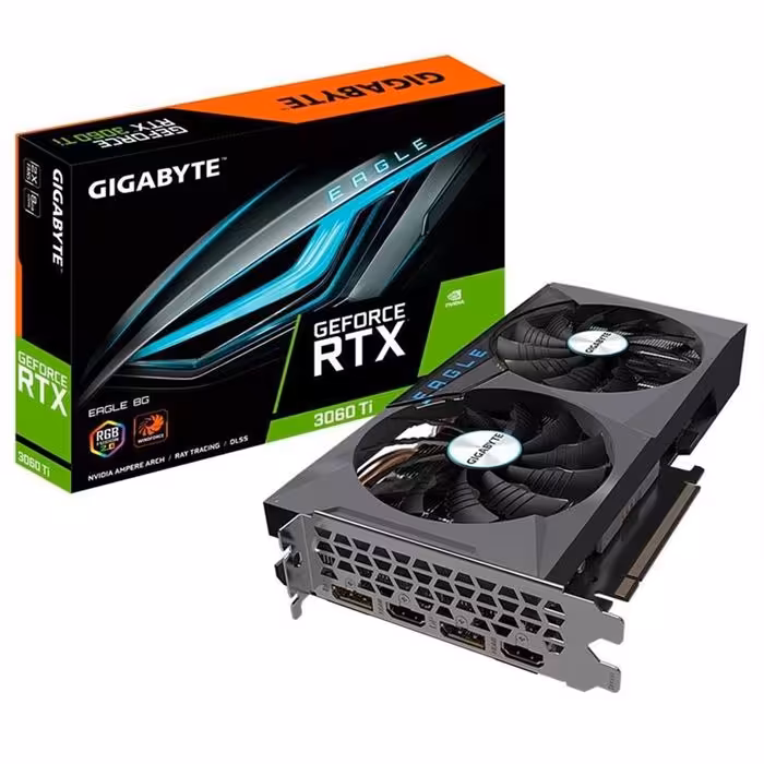 کارت گرافیک گیگابایت GV-N306TEAGLE-8GD GeForce RTX 3060 Ti EAGLE OC 8G