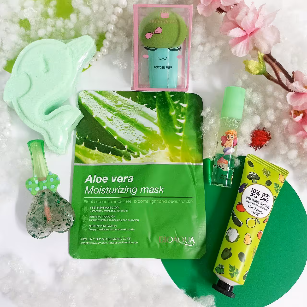 پک سبز ارایشی