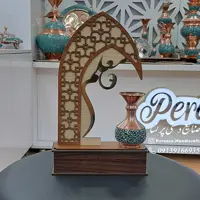 تندیس معلم با گلدان فیروزه کوبی شده برند پرنسا ارسال رایگان