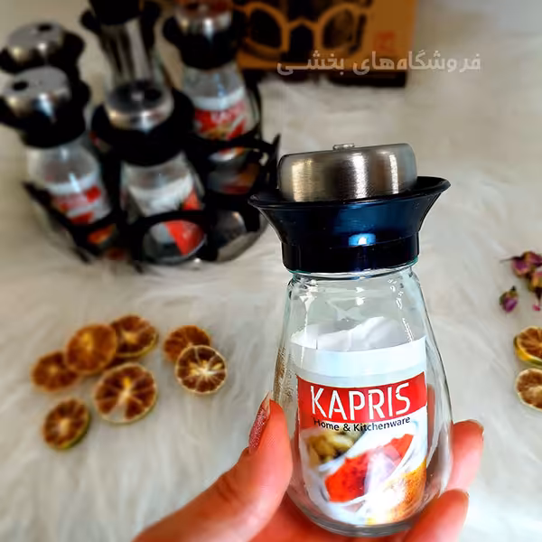 جا ادویه مدل گردان 6 پارچه کاپریس