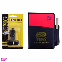 کارت داوری فوتبال مدل FIFA-318 به همراه سوت داوری