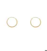 گوشواره طلا زنانه 18 عیار مدل گردون - 0.36 گرم