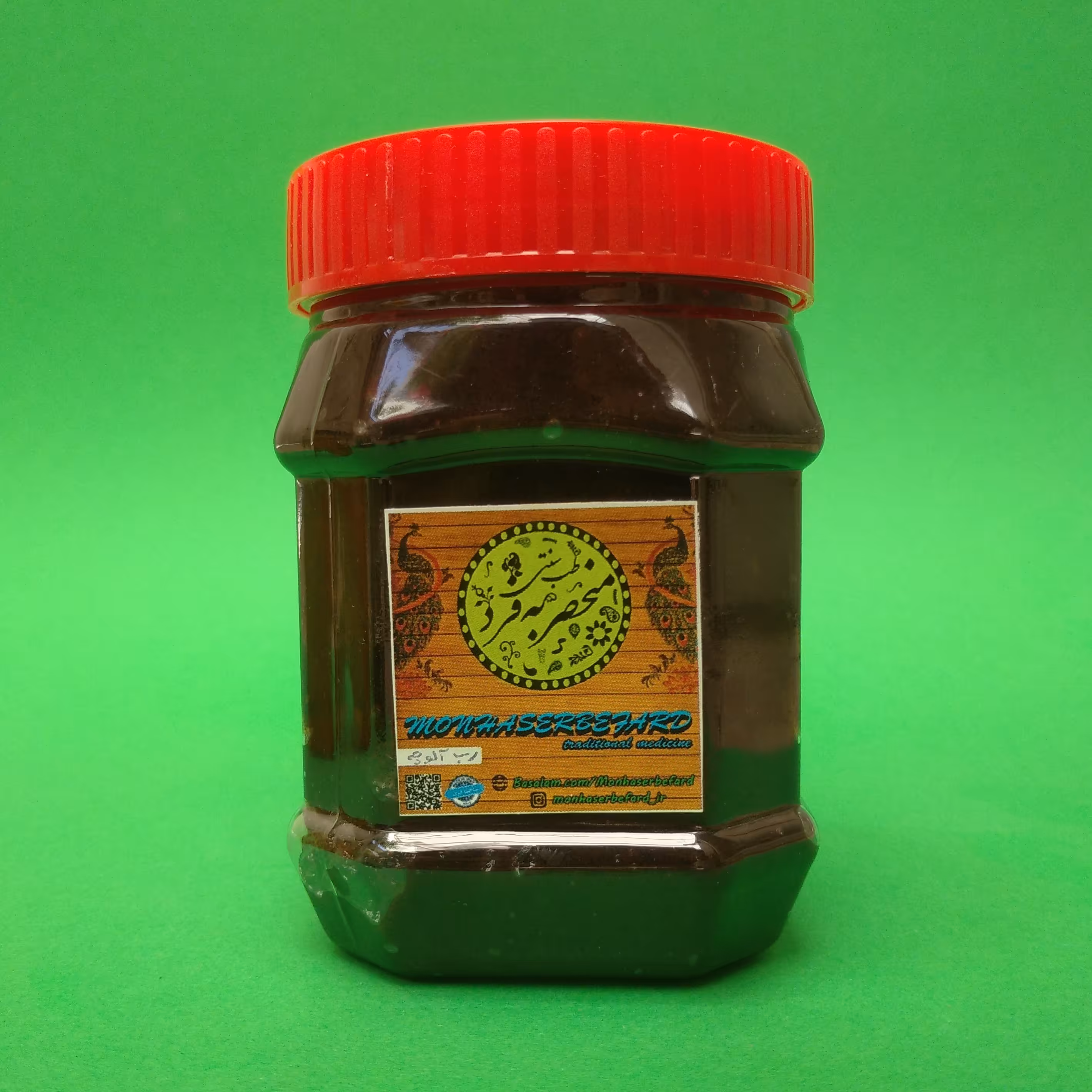 رب آلو ملس (نیم کیلوگرمی) محلی خوشمزه و طبیعی بدون مواد نگهدارنده منحصر به فرد