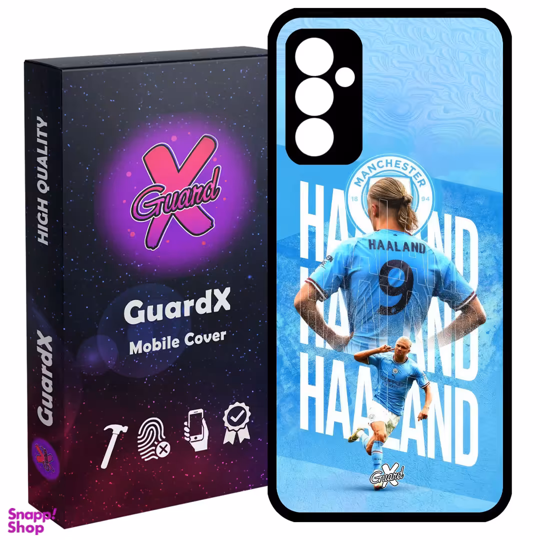 کاور گارد ایکس طرح ارلینگ هالند مدل Glass10575 مناسب برای گوشی موبایل سامسونگ Galaxy A54 / A54 5G