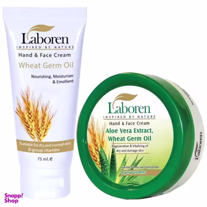 مجموعه کرم مرطوب کننده لابورن مدل Aloe Vera Wheat مجموعه 2 عددی حجم 150 میلی لیتر