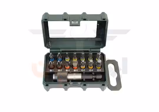 ست سر پیچ گوشتی 15 عددی متابو مدل 6.26703 metabo