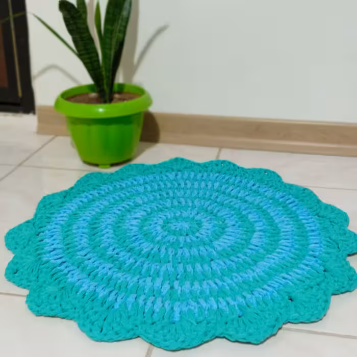 فرشینه دست بافت تریکو 70در70