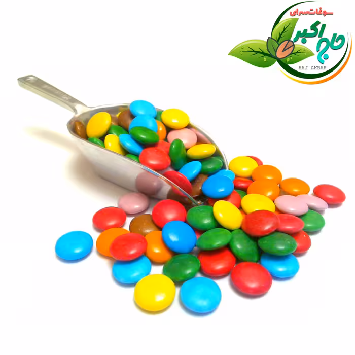 دراژه اسمارتیزی کاکائو 100گرم حاج اکبر