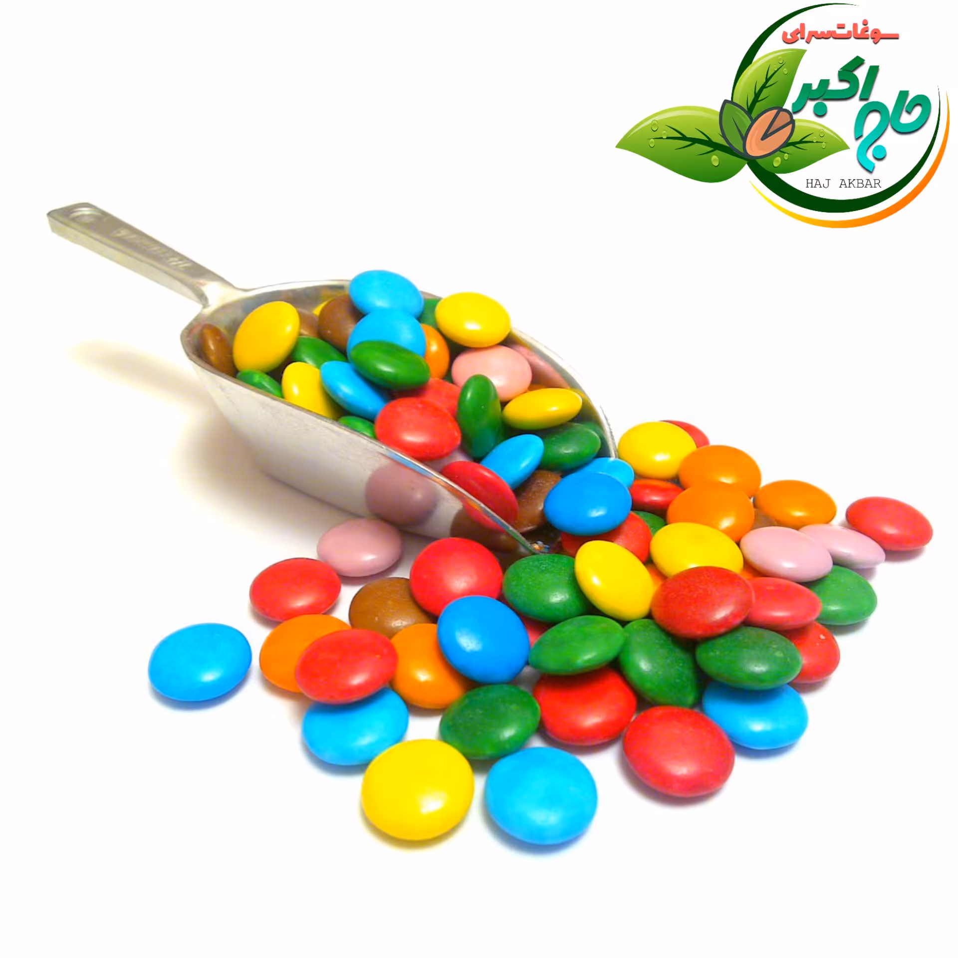 دراژه اسمارتیزی کاکائو 100گرم حاج اکبر