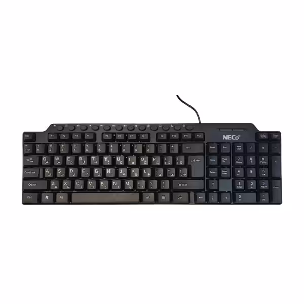 کیبورد نکو مدل NE-8200D با حروف فارسی