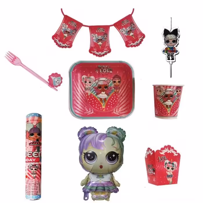 مجموعه 78 عددی تم تولد طرح ال او ال سورپرایز