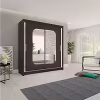 خرید اینترنتی کمد لباس ام دی اف زیبا کد 80120