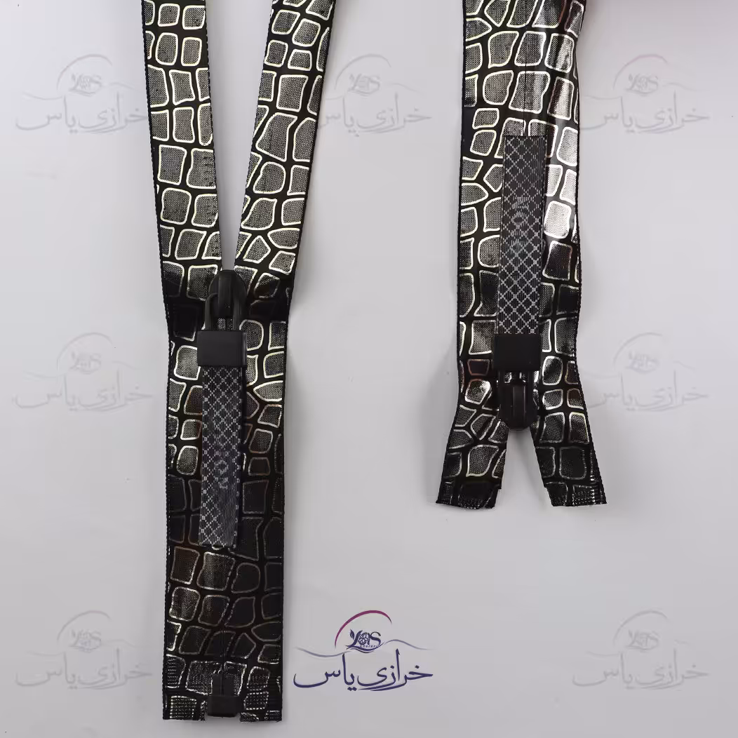 زیپ واتر 70 سانت نمره 5 کاپشنی مشکی پوست ماری