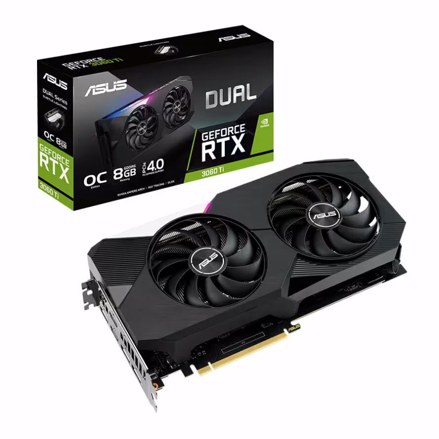 کارت گرافیک ایسوس DUAL RTX3060TI O8G