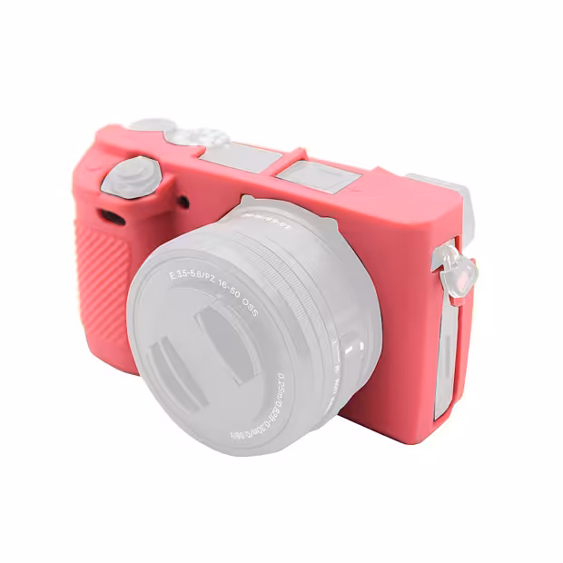 کاور سیلیکونی برای دوربین سونی a6100 (صورتی)