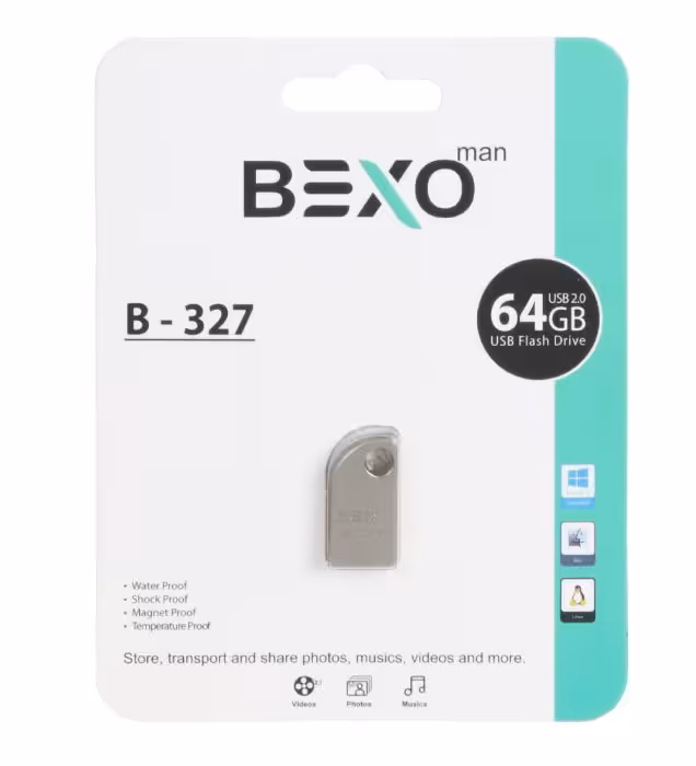 فلش مموری بکسو 64 گیگابایت مدل B-327 USB2.0