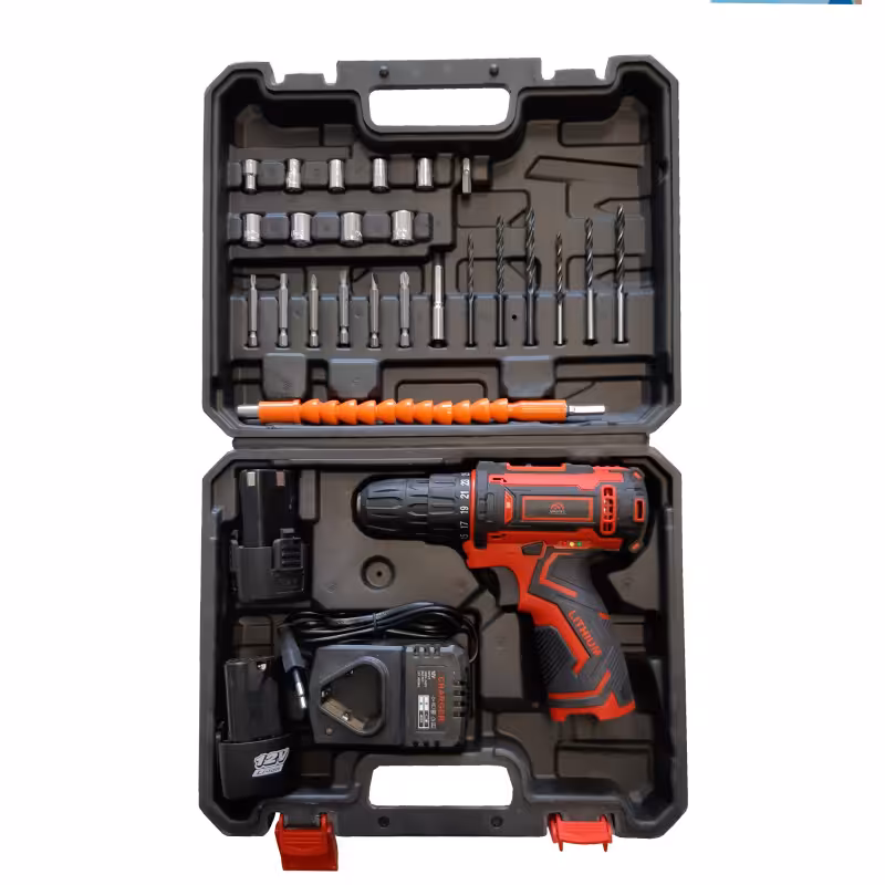 دریل شارژی 12 ولت با لوازم گریتک مدل GTLD12002