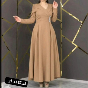 پیراهن مهمانی زنانه اسکاچی مدل بلندنارسیس