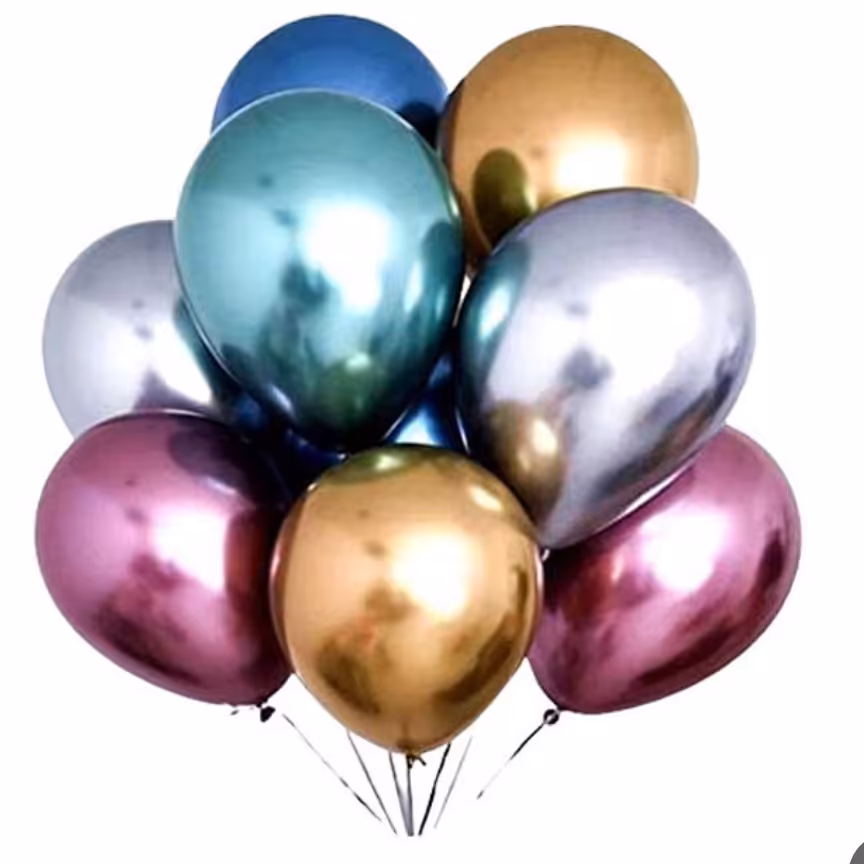 بادکنک کروم 10 اینچ